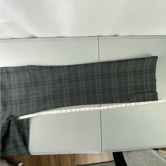 Tommy Hilfiger Plaid Y2K Bootcut Gray & Black Pants Women's size 8 - Picture 10 of 13
